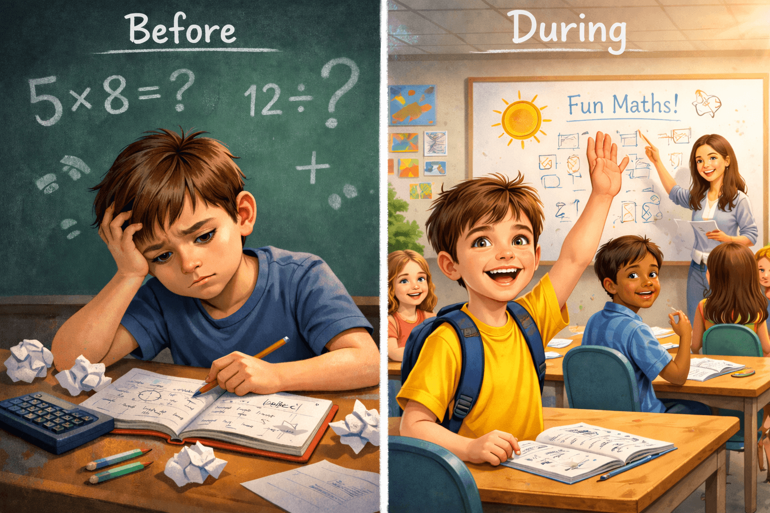 Summer support for children lacking confidence in Maths